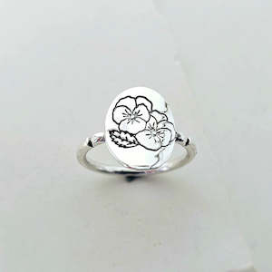 Celebrate Their Story: February - The Birth Flower Ring