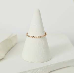 Discover Your Signature Stack: Twist of Gold Ring In 9ct Red