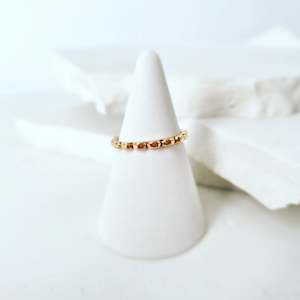 Discover Your Signature Stack: Scallop Stacking Ring In Red Gold