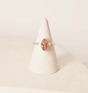 Rings: Embrace Elegance: The Pink Tourmaline Whisper Ring