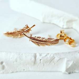 Earrings: Whisperlight Feathers