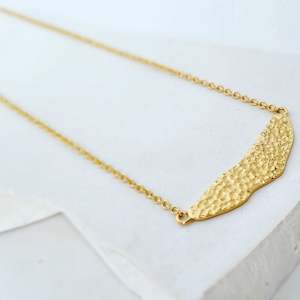 Necklace: Dimpled Satin Necklace