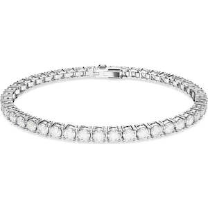 Fashion Jewellery: SWAROVSKI RE MATRIX:TENNIS BRACELET WHITE ( M)
