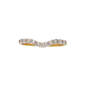 Diamonds: 9k B/Tne 11x0.03ct GH I1 Diamonds Ring
