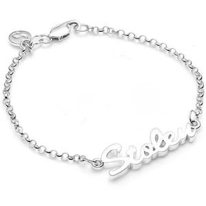 Stolen Girlfriends Club Stolen Script Bracelet