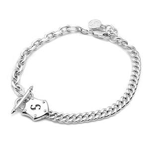 All Jewellery: Stolen Girlfriends Club Shield Bracelet