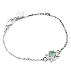 All Jewellery: Stolen Girlfriends Club Precious Punk Bracelet Green Amethyst