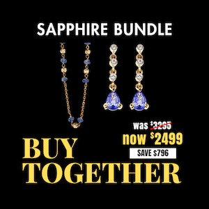 Sapphire Gold & Diamond Bundle Deal