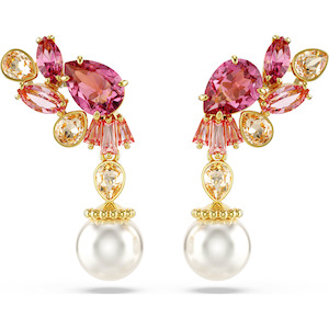 SWAROVSKI GEMA:EARRINGS DROP PEARL