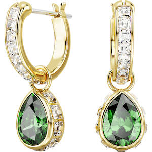 Fashion Jewellery: SWAROVSKI STILLA:PE MINI HOOP GREEN