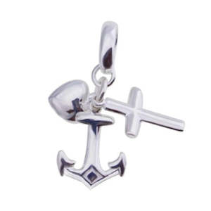 Hospice Always Love Hope Faith Charm