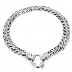 Stg Silver Sterling Silver Fish Bone Necklace