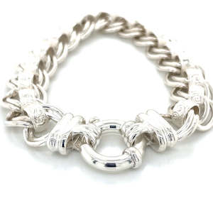 All Jewellery: Stg Silver Double Roller Bracelet