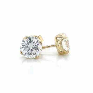9k Yellow Gold 2.1ct LG Diamond Stud Earrings