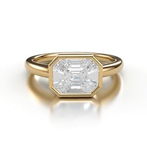 18K Yellow Gold 'Magic Emerald' Diamonds Ring