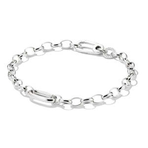 Jewellery Cubic Zirconia: THOMAS SABO CC CONNECT SINGLE EYELET CABLE B/L 17cm