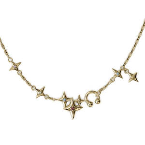 Stolen Girlfriends Club Cosmic Punk Multi Gem Necklace GP