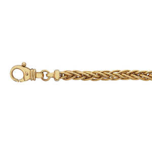 9k Yellow Gold Wheatsheaf Bracelet