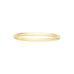 All Jewellery: 9k Yellow Gold 5mm Oval Bangle