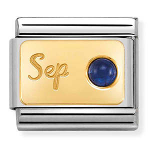 Jewellery Sapphire: Nomination Composable September Birthstone Charm