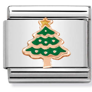 Mens Jewellery: NOMINATION Composable Christmas Tree Charm