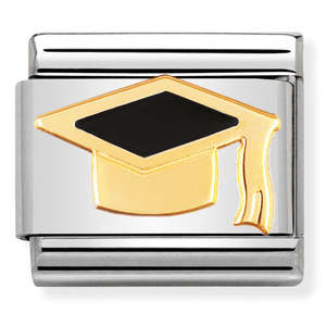 Mens Jewellery: Nomination Composable Graduation Hat Charm