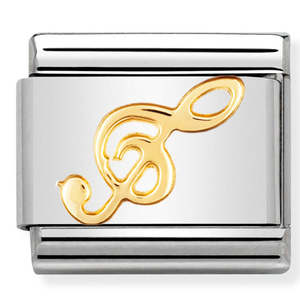 Mens Jewellery: Nomination Composable Treble Clef Charm