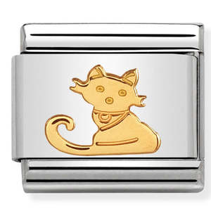 Mens Jewellery: Nomination Composable Cat Charm