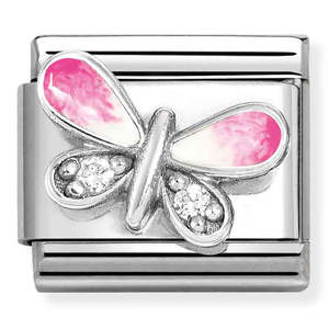 Nomination Composable CZ Pink Butterfly Charm
