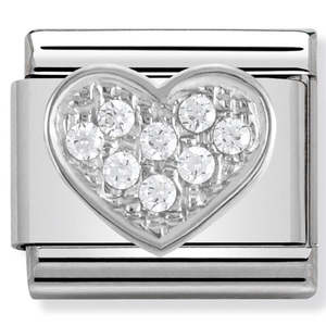 Nomination Composable CZ Heart Charm