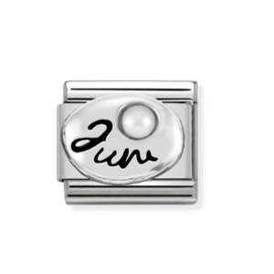 Jewellery Pearls: Nomination Composable June Birthstone Charm