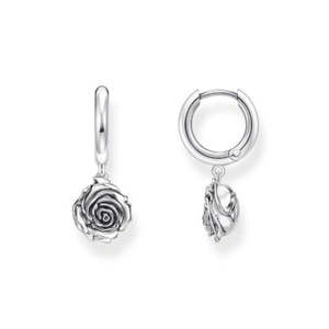 On Sale: THOMAS SABO MIDNIGHT ROSE HOOP E/R