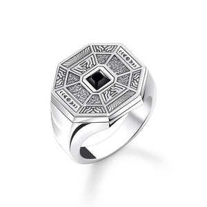 On Sale: THOMAS SABO REBEL CLIFFS OCTAGON SIGNET RING