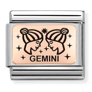 Rose Gold Collection: Nomination Composable "Gemini" Charm
