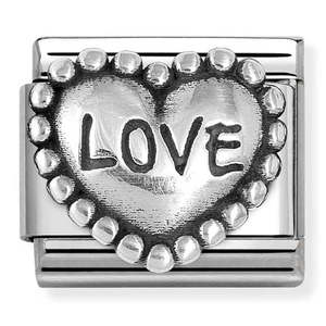 Gifts Under 100: Nomination Heart with Dots Love Charm