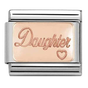 Rose Gold Collection: Nomination Composable Daughter Charm