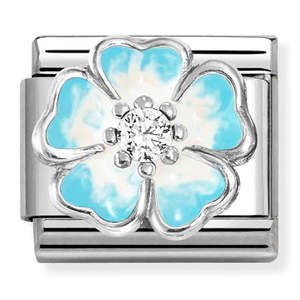 Fashion Jewellery: Nomination Flower Blue Fade Charm