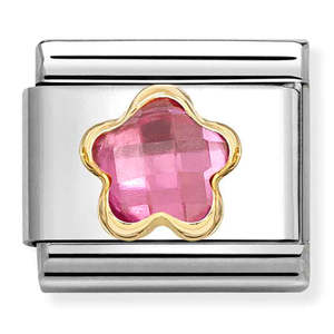 Fashion Jewellery: Nomination Faceted CZ Flower Charm