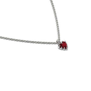 Stolen Girlfriends Club - Mini Love Claw Necklace Garnet