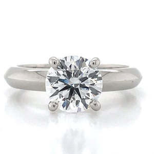 'Rhonda' Platinum 3.07ct Lab Grown Solitaire Diamond Ring