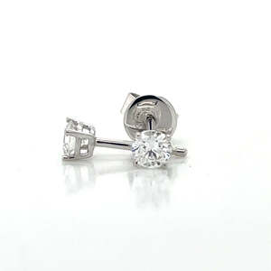 Earrings: 9k White Gold 0.50ct  Lab Grown Diamond Stud Earriings