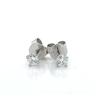 9k White Gold 0.40ct Lab Grown Diamond Earriings
