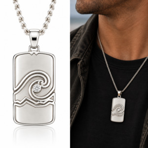 Austin J Commitment Pendant - Surf