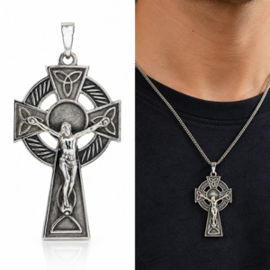 Austin J: Stg Silver Celtic Cross Pendant