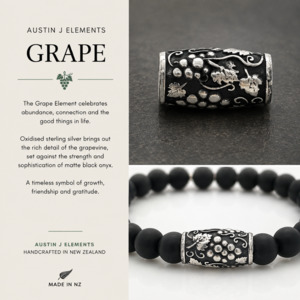 Mens Jewellery: Austin J Elements: Grape