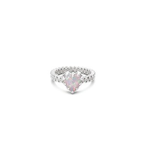 Stolen Girlfriends Club - r Pink Bello Opal Mini Love Claw Ring