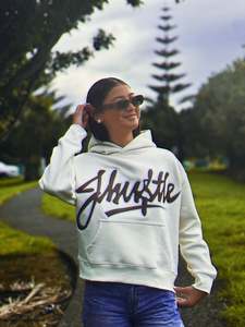 2025 Hoods: Chocolatée Appliqué Graffiti Stitch Hoody – Cream (AS Colour Relax Fit)