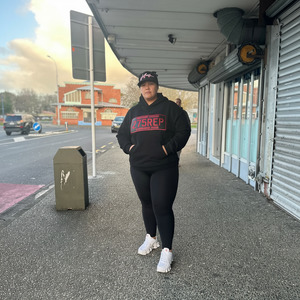 Hoodies: J-Hustle 275REP Number Plate Hoodie – Red
