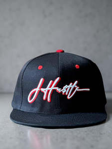 J-Hustle Snapback Cap – Red