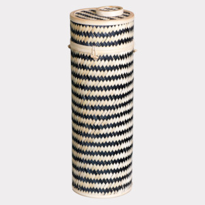 Urns: Black and Natural Bamboo Scatter Tube